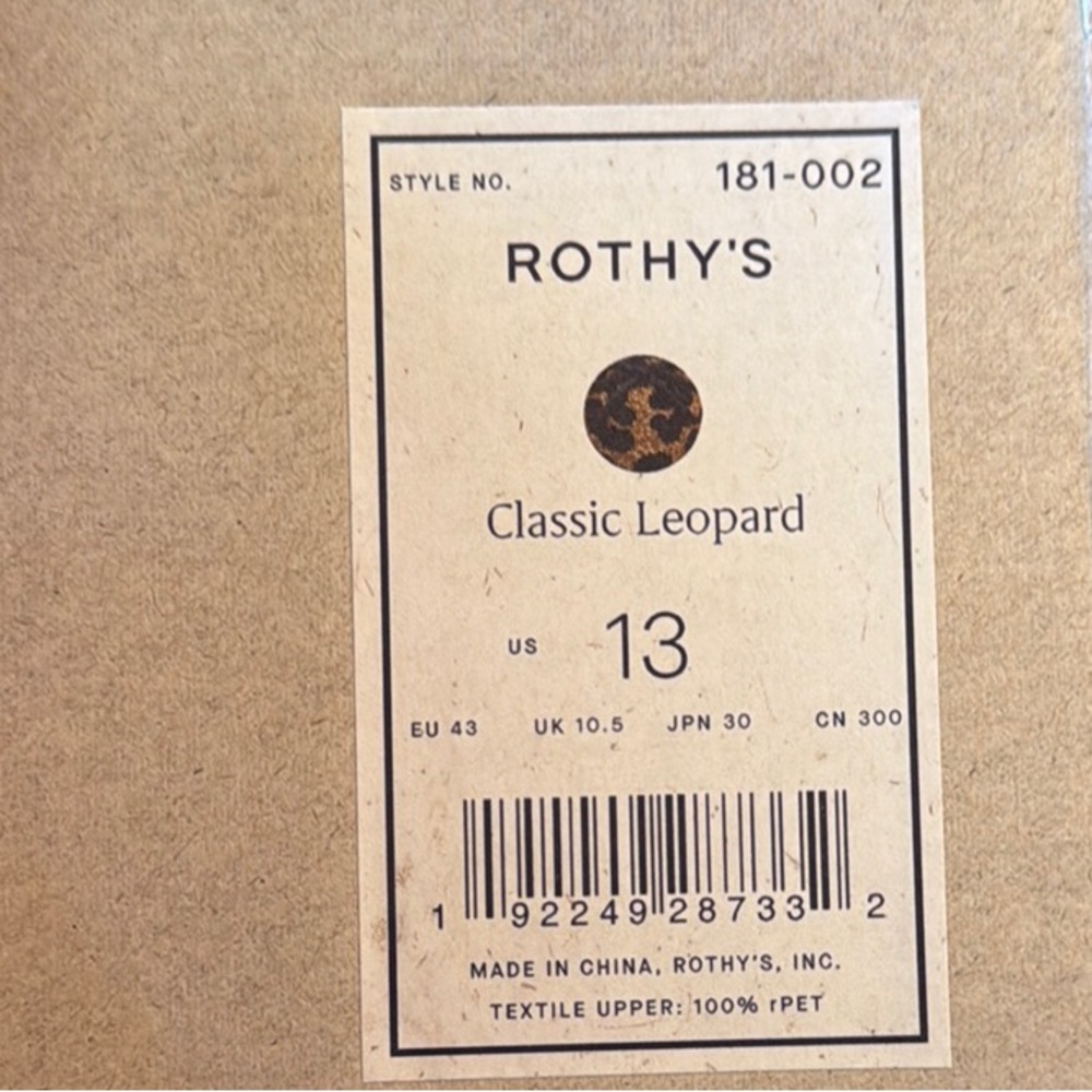 Rothy's Classic Leopard Print Footwear